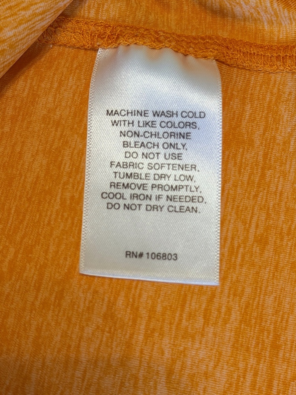 Duluth Trading Women's Armachillo Cooling Short Sleeve T-Shirt, orange, size M - Picture 9 of 11